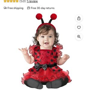 Ladybug costume for baby